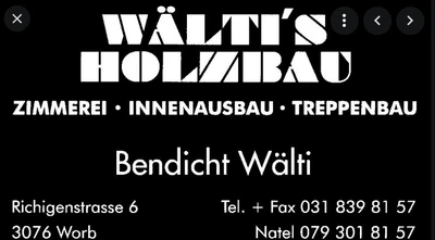 Wälti's Holzbau