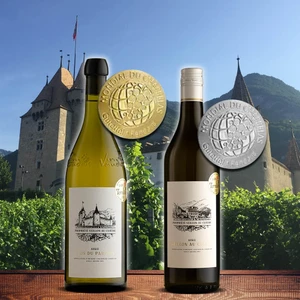 Mondial du Chasselas: Clos du Paradis 2022 - médaille d'Or - Veillon au Cloître 2022, méddaille d'argent