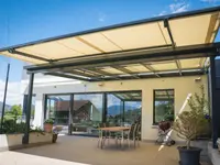 Goop Metallbautechnik Anstalt / Treppen  Terrassenüberdachung  Vordach  Verglasung  Carport  Türen  Tore  Zäune