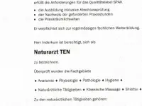 Naturheilpraxis Lifecenter, Krankenkassenanerkannt