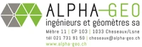 ALPHA-GEO Ingénieurs et Géomètres SA-Logo