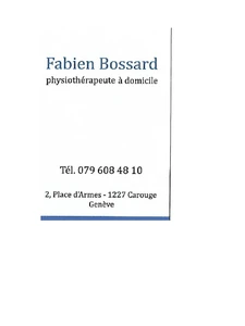 Physiothérapie à Domicile - Bossard Fabien