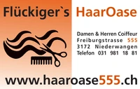 Coiffeur Flückiger's HaarOase-Logo