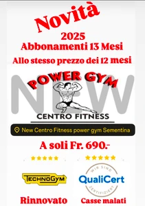 New centro fitness - Nuova promozione permanente 13 mesi