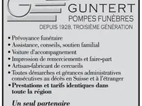 Accompagnement Guntert J.-F. pompes funèbres