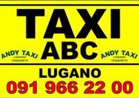 Logo ABC TAXI Lugano  |  ANDY TAXI Tesserete