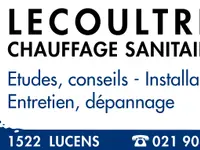 LECOULTRE CHAUFFAGE SANITAIRE SA - Klicken Sie, um das Bild 1 in einer Lightbox vergrössert darzustellen