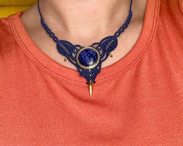 50.- Collier en Sodalite