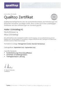 Qualitop-Zertifikat