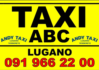 ABC TAXI Lugano  |  ANDY TAXI Tesserete