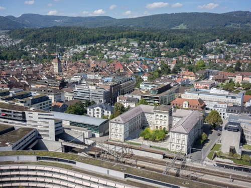 Handelsschule KV Aarau - Klicken, um das Panorama Bild vergrössert darzustellen