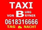 Taxi von Burg Bryner GmbH-Logo