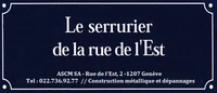 Serrurerie de la Rue de L'Est - ASCM SA-Logo