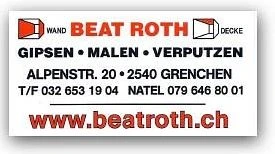 Maler Gipser Beat Roth