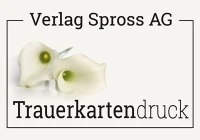 Spross AG Trauerkartendruck-Logo