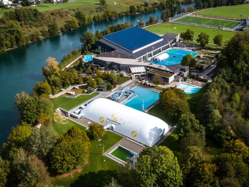 Sportzentrum Zuchwil - Klicken, um das Panorama Bild vergrössert darzustellen