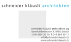 schneider kläusli architekten ag