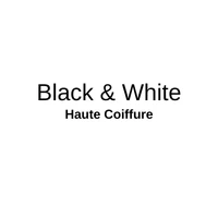 Black & White Coiffeur-Logo