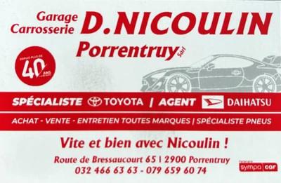 Garage-Carrosserie D. Nicoulin Sàrl