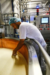 Fabrication du Gruyère AOP