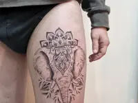 Jordan Tattoo and plants