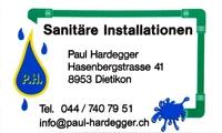 Paul Hardegger Sanitäre Anlagen-Logo