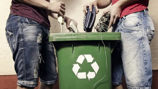 Darf Elektroschrott in den Hausmüll?
