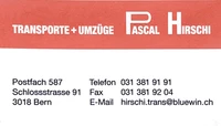 Hirschi Pascal Transporte GmbH-Logo