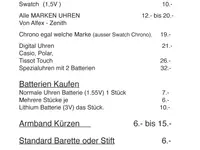 Uhrenreparaturen Muccia
