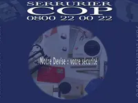COP Serrurier Sàrl - 24H/7J - Ouverture de serrure - Dépannage - Urgence - Genève
