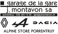 Garage de la Gare J. Montavon SA Alpine Store Porrentruy-Logo