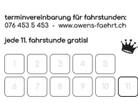 owens fährt...
