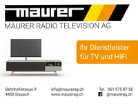 Maurer Radio Television AG - Klicken Sie, um das Bild 8 in einer Lightbox vergrössert darzustellen