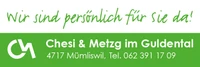 Chesi & Metzg im Guldental-Logo