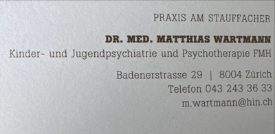 Dr. med. Wartmann Matthias