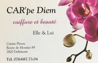 Logo CAR'pe Diem Coiffure & Beauté, Fleury Carine