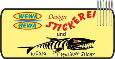 WEWA Fishing-Shop / Design Stickerei WEWAHEWA