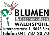 Blumen & Geschenkideen Waldispühl-Logo