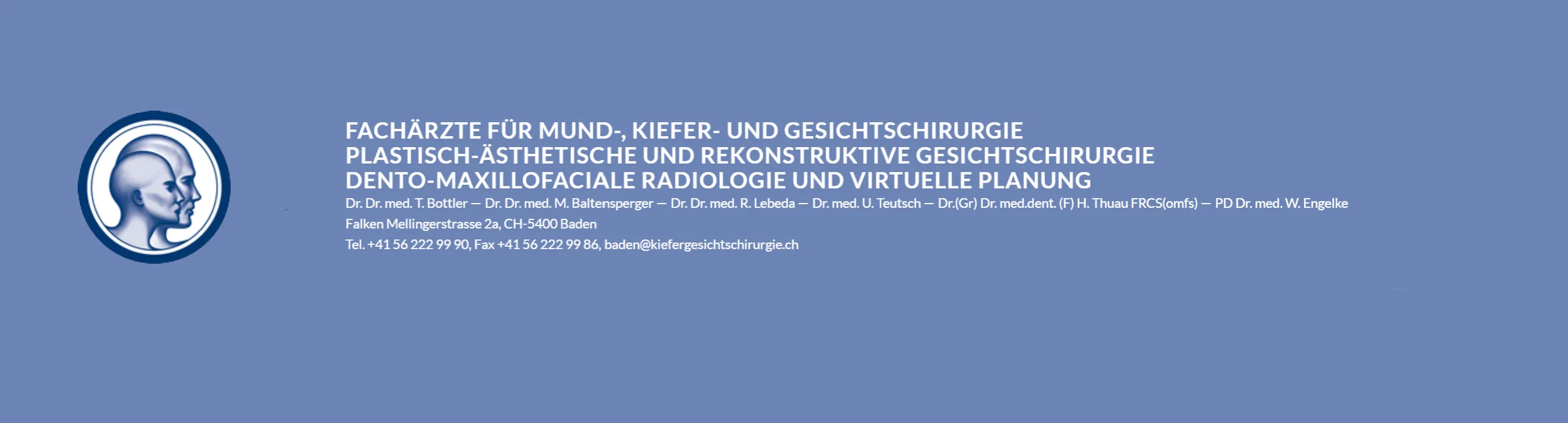 Fachärzte FMH für Kiefer- und Gesichtschirurgie