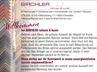 BIRCHLER rahmen & Kunst