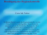 Crow Ink Tattoo - Klicken Sie, um das Bild 1 in einer Lightbox vergrössert darzustellen