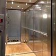 Cabina ascensore in acciaio inox lino