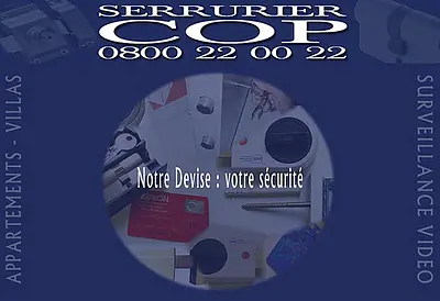 COP Serrurier Sàrl - 24H/7J - Ouverture de serrure - Dépannage - Urgence - Genève