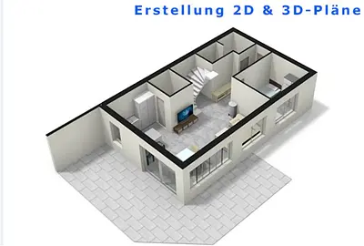 Erstellung von 2D & 3D - Pläne