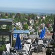 Restaurant Falkenburg, St. Gallen - Aussicht von der Sommerterasse