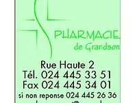 Pharmacie de Grandson SA – Cliquez pour agrandir l’image 2 dans une Lightbox