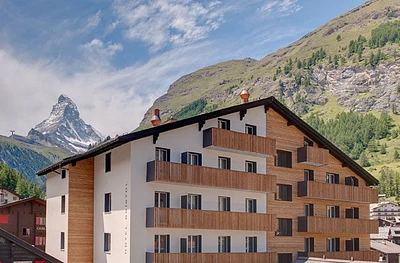 Aussenfassade Hotel Bristol Zermatt