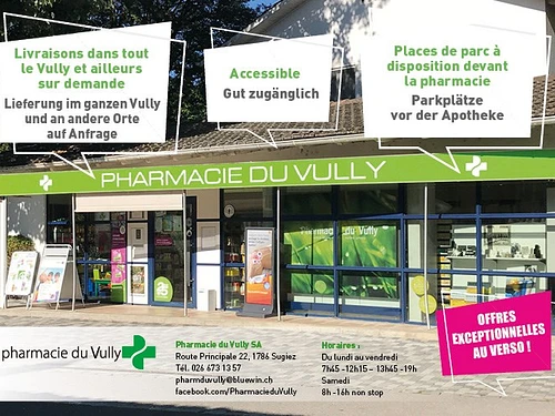 Pharmacie du Vully SA - Klicken, um das Panorama Bild vergrössert darzustellen