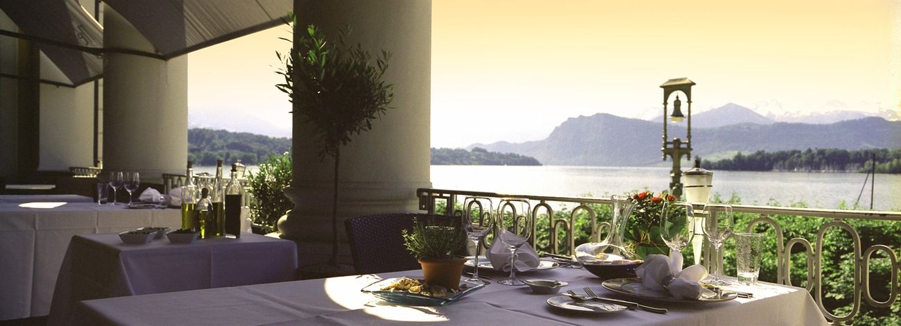 Ausblick des Restaurant Olivo