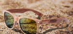 Lunettes de soleil avec effet bois